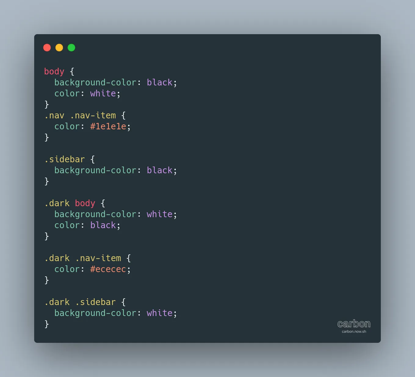 CSS No variabel 