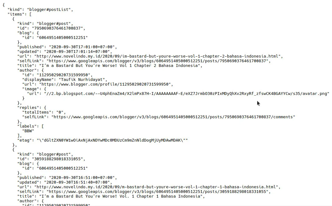 Mengenal Blogger API v3