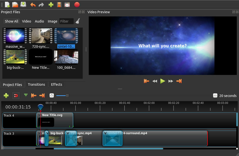 OpenShot - Software Edit Video Linux Terbaik